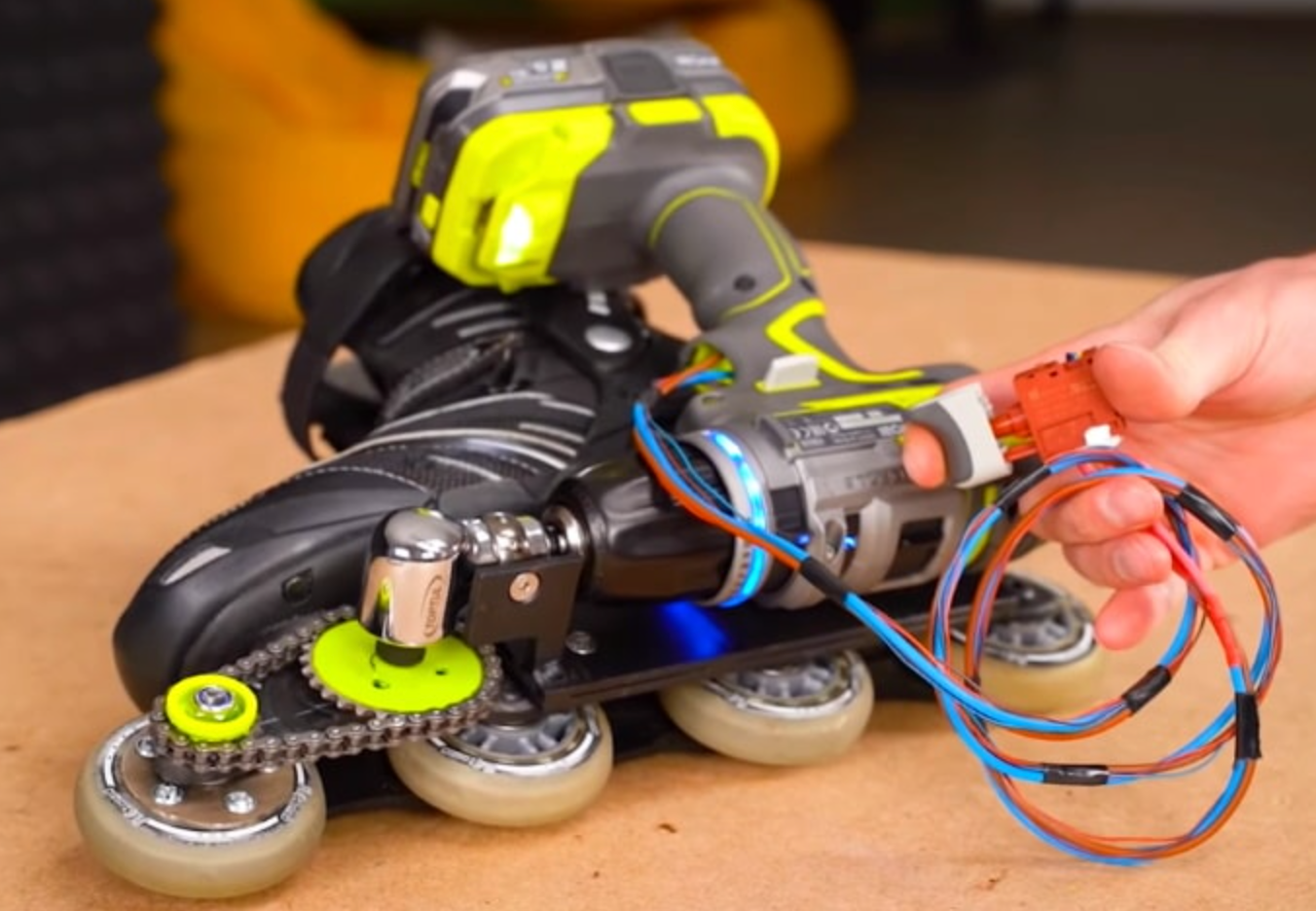Drill Electric Skates, e-skates, electric roller skates, electric skates