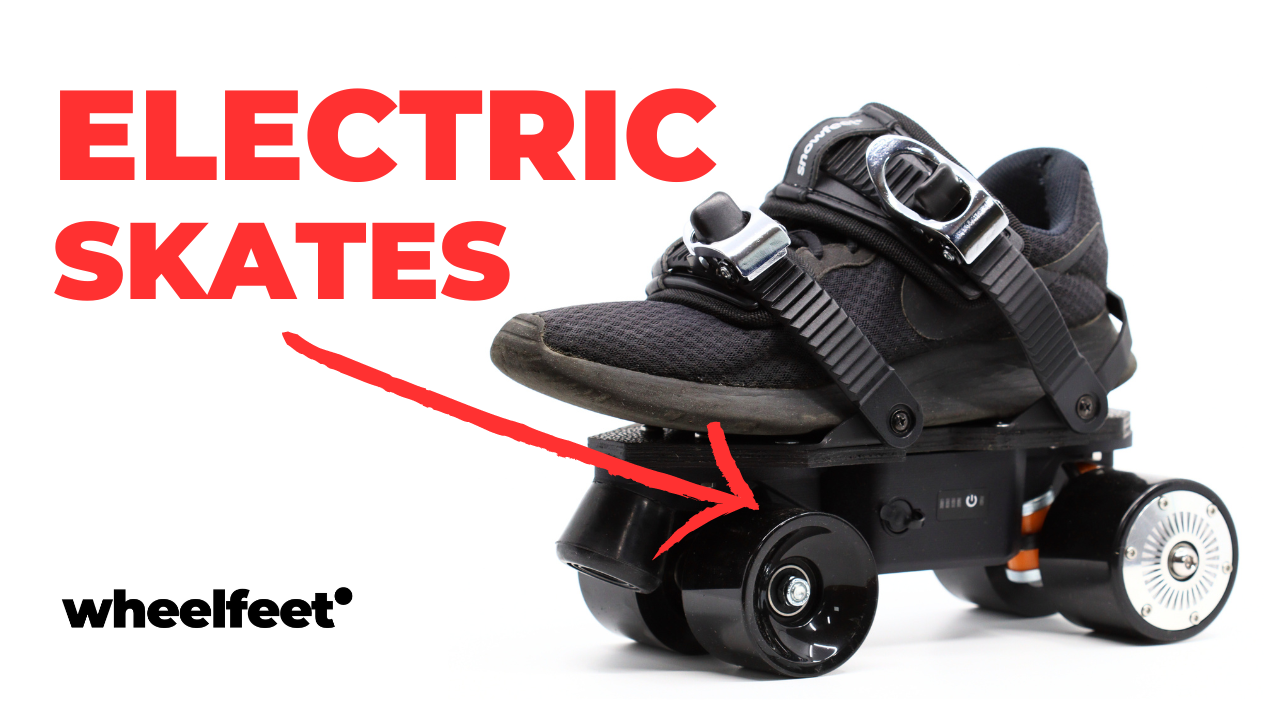 Load video: DIY Electric Roller Skates, Eskates, Motorized inline rollerblades