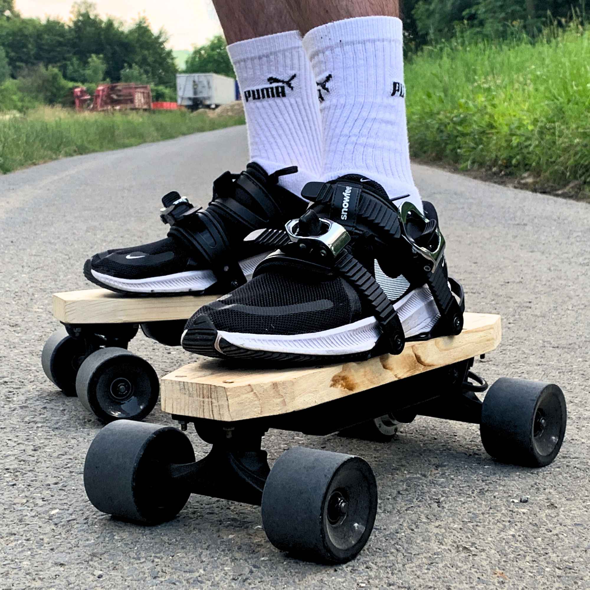 DIY E-skateboard Kit Electric Roller Skates | How to Step by Step