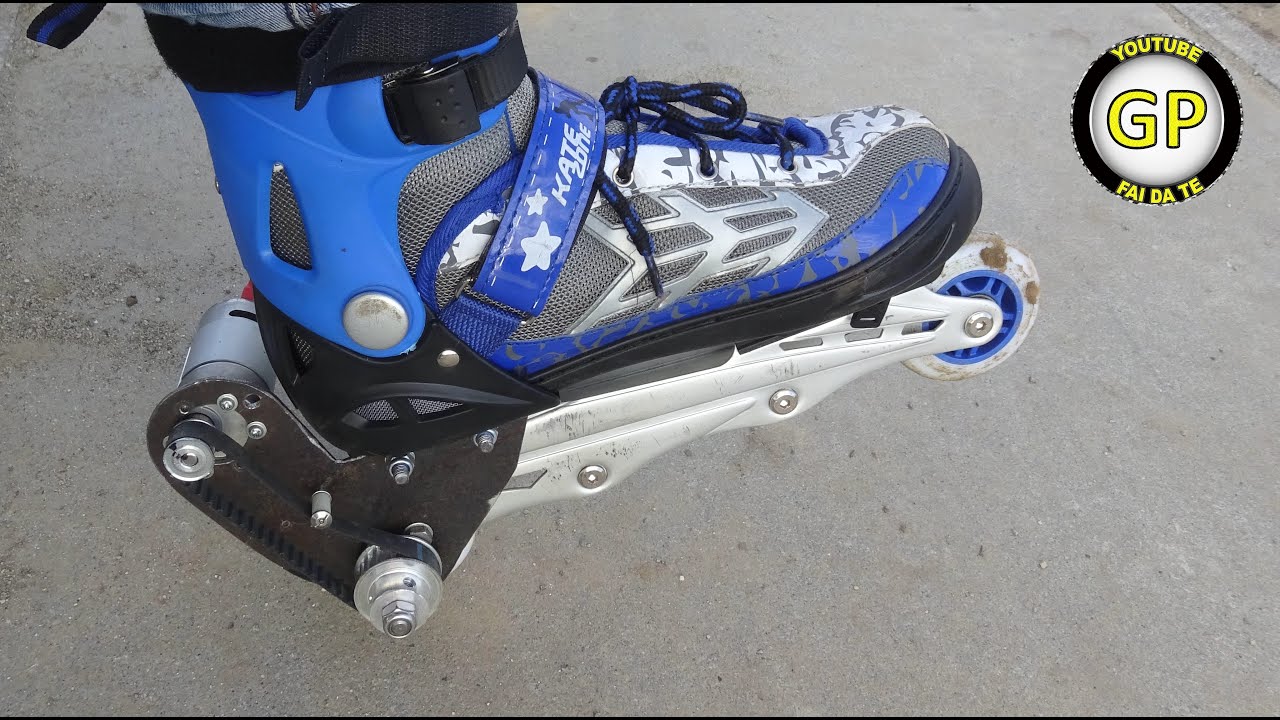 DIY Electric Inline Skates, e-skates, electric roller skates, electric skates